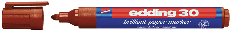 Edding Papiermarker für Permanentmarker – Braun