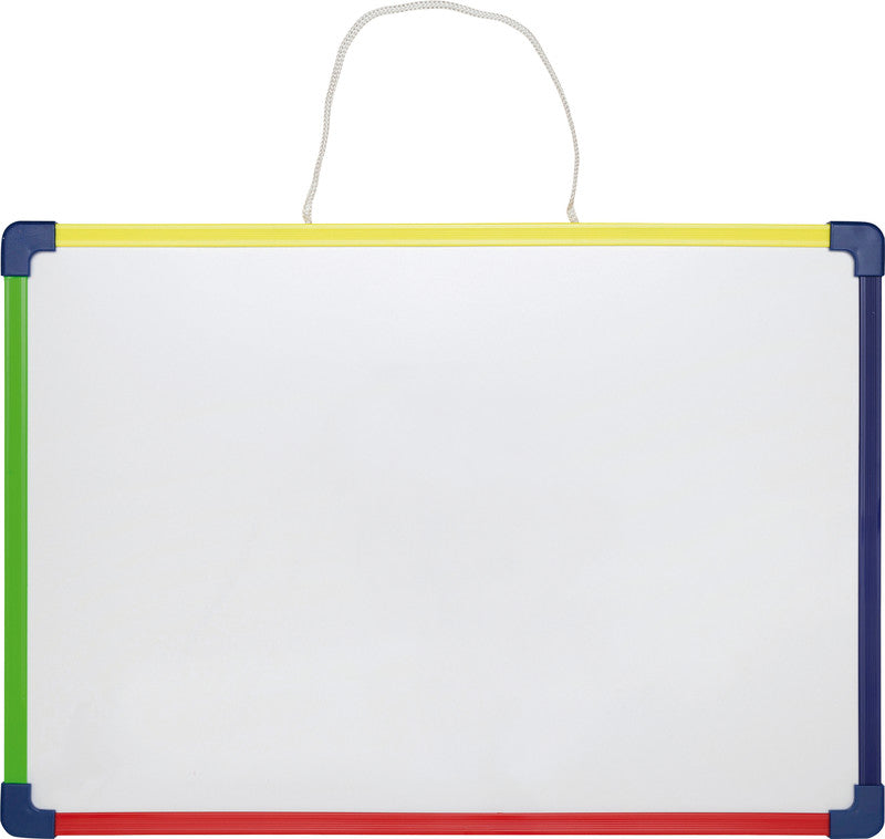 MAUL Whiteboard – 35 × 24 cm, lackierter Stahl, magnetisch, Kunststoffrahmen, Wandmontage