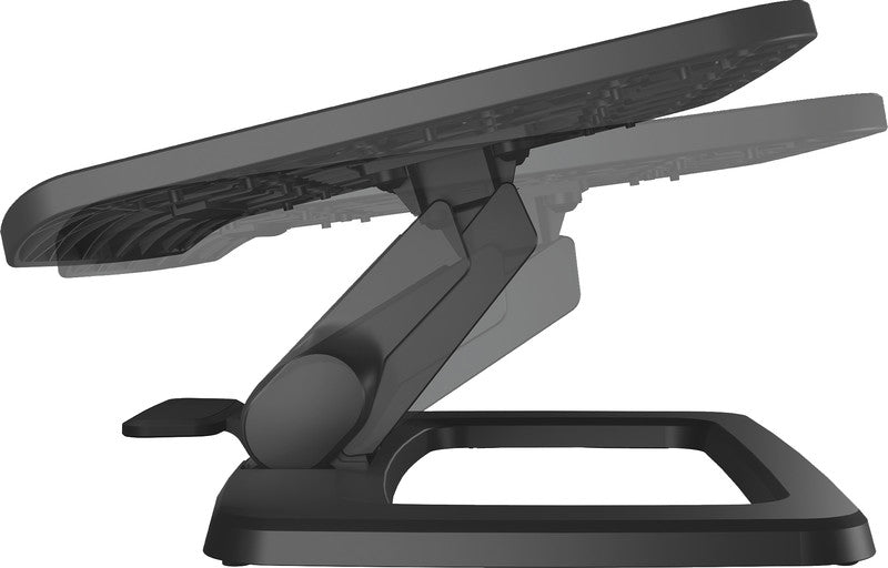 Fellowes Fussstütze Hana – 45 × 21,8 × 17,5 cm, Aluminium/Esche, schwarz