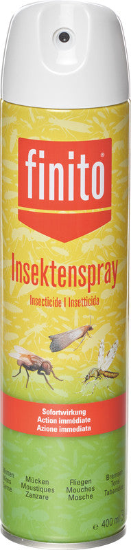 finito Insektenspray – 400 ml – gelb, grün – für Fluginsekten