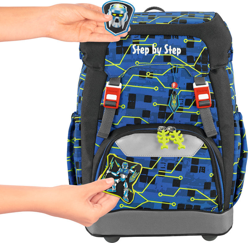 Step by Step Schulrucksack GRADE – Future Robot – Recycelte Materialien