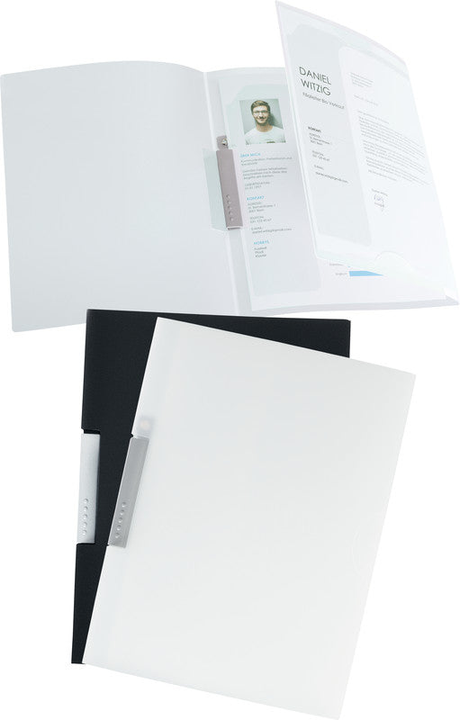 Kolma Unterschriftenmappe – 2-teilig, A4, anthrazit, Kunststoff