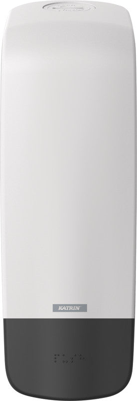 Katrin Inclusive Manueller Seifenspender – Wandmontage – 1'000 ml, Weiss, Kunststoff