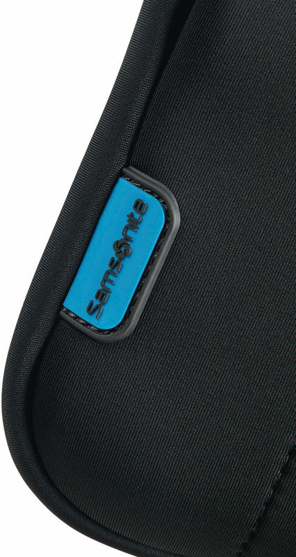 Samsonite Airglow Notebook-Schutzhülle – für Notebooks bis 13,3", 2,5 l, Neopren/Polyester, schwarz/blau