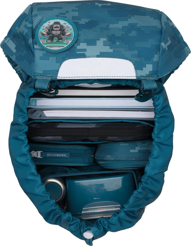 Beckmann Schulrucksack Classic 1st – Jungle Game – eco:plus – 24,0×37,0×25,0 cm