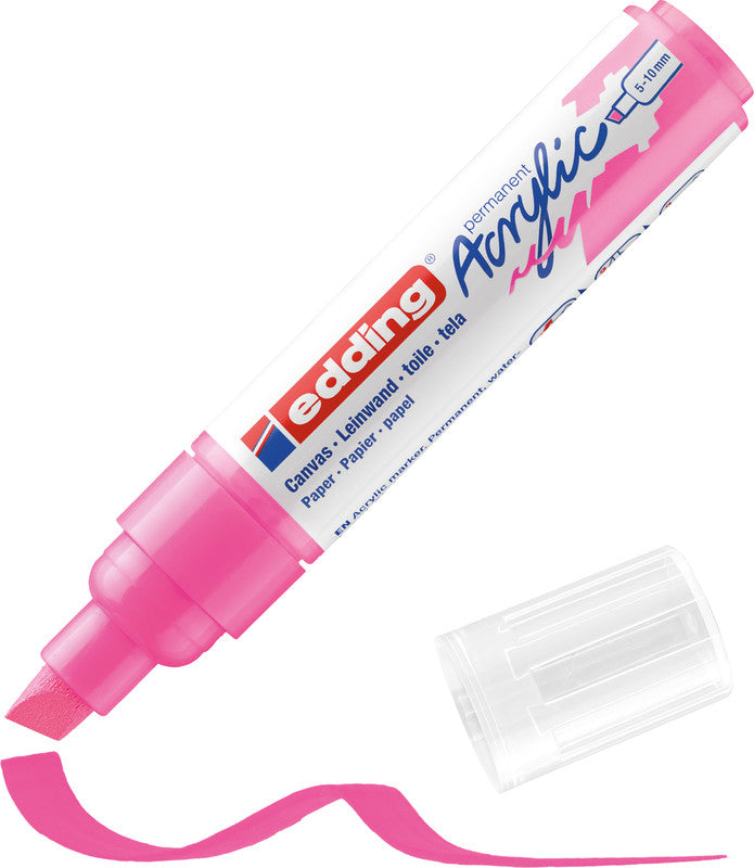 Edding Acrylmarker für Permanentmarker – sortiert, neon