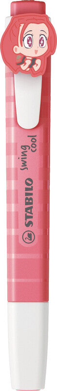 STABILO Textmarker – 3er Set, Farben: Purpurrot/Blau/Sanftorange, Keilspitze 1–4 mm