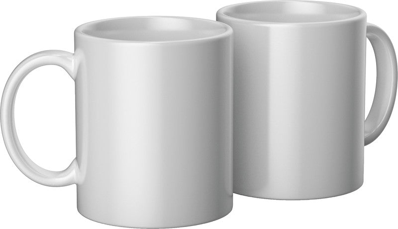 Cricut Tasse – 0,35 l, Keramik, weiss, sublimationsfähig, spülmaschinenfest, für Cricut Mug Press