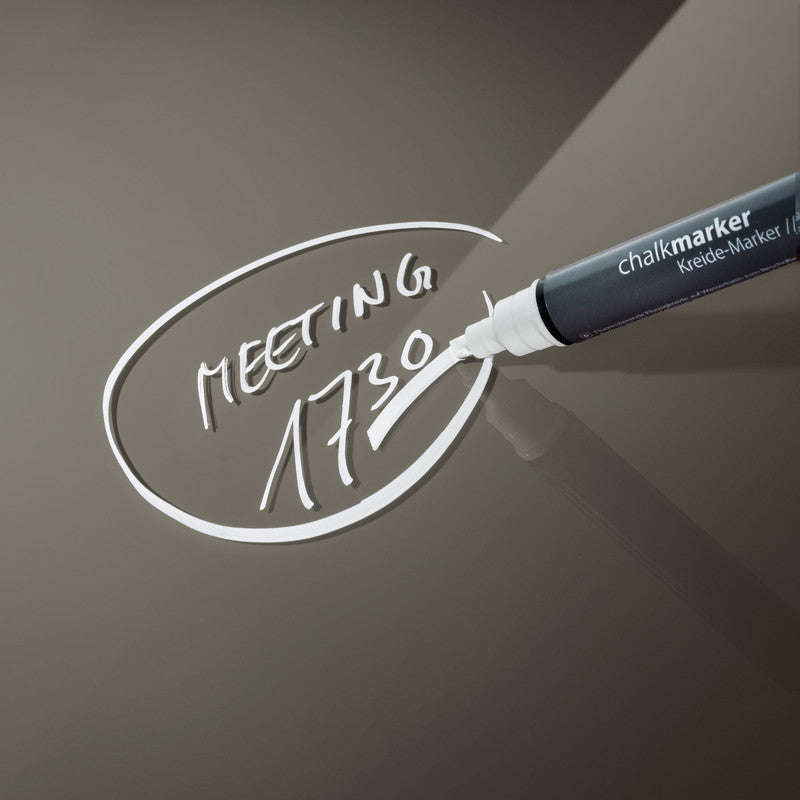 Sigel Whiteboard – 12 × 78 cm, Glas, magnetisch, Wandmontage, inkl. Magnetwürfel, Montagesatz