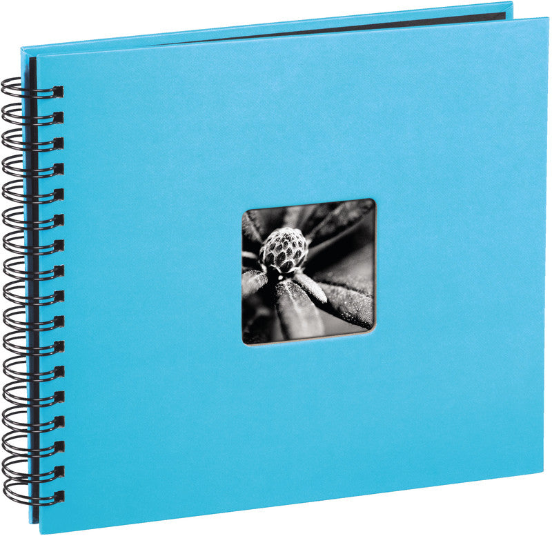 Hama Fotoalbum Wiro Fine Art – türkis, mit Pergaminzwischenblättern, Papier, 360 × 320 mm