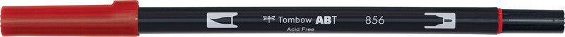 Tombow Dual Brush Pen – Chinesisch Rot, Kunststoffschaft, Wasservermalbar, Für Linkshänder Geeignet