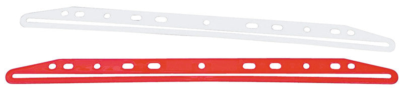 Q-CONNECT Ablageprodukt – Kunststoff, weiss, 20×310×2 mm