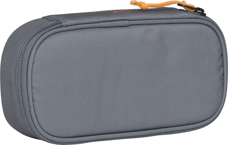 Beckmann Sport Jr. Schlamperetui, leer – Grün Orange – Kunststoff – 22,0 × 11,0 × 5,0 cm