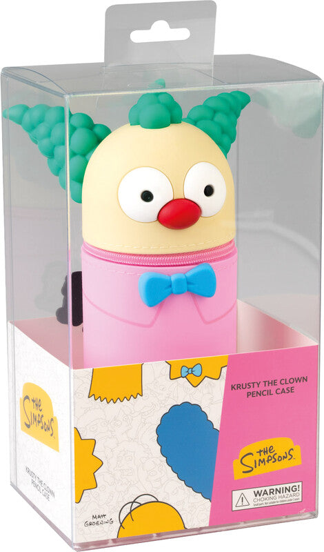 The Simpsons – Schlamperetui, Krusty, Mehrfarbig, Silikon, 7 × 18 cm