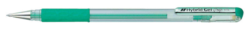 Pentel Hybrid Gel Grip Gelschreiber 8er Etui – 8 Farben, 0,8 mm, wasserfest, lichtbeständig, Kappe