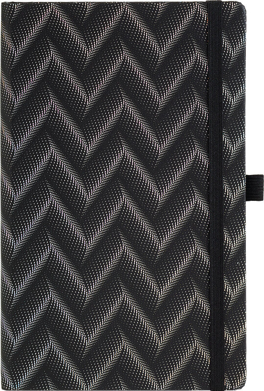 Castelli Notizbuch – A5 – Liniert – 192 Seiten – 80 g/m² – Gebunden, Gummiband, Stiftschlaufe – Mehrfarbig