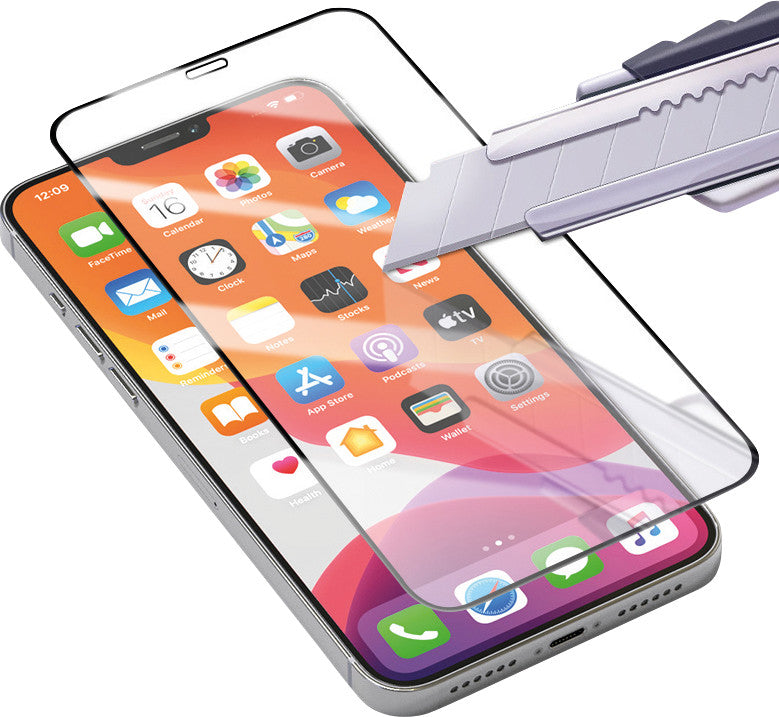 Mocolo Panzerglas-Displayschutz – für Apple iPhone 12 mini – transparent – fettabweisend