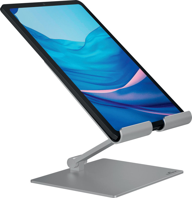 Durable Rise Tablethalter – für Tablets bis 13", Aluminium, silber metallic