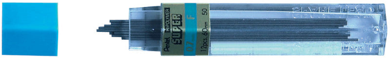 Pentel Bleistiftminen – Grau, 0,7 mm, 12 Stk.