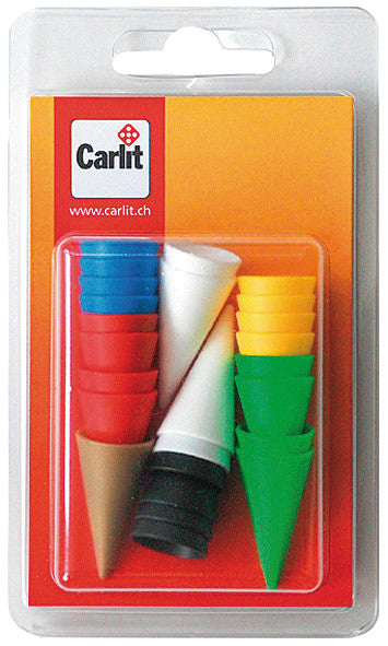 Carlit Hütchen – 25 Stück, 8 × 14 × 3 cm