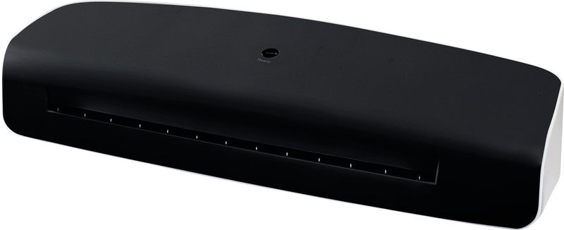 Q-CONNECT Laminiergerät A4 – 2 Rollen, 75–125 µm, 2 Min. Aufheizzeit, 400 mm/min, Schwarz