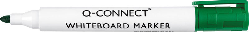 Q-CONNECT Whiteboard-Marker – Rundspitze 2 mm – Sortiert – 4er-Set – Trocken abwischbar