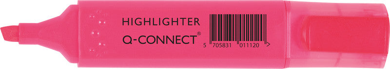 Q-CONNECT Textmarker Set 6 Farben – Keilspitze, 1–5 mm