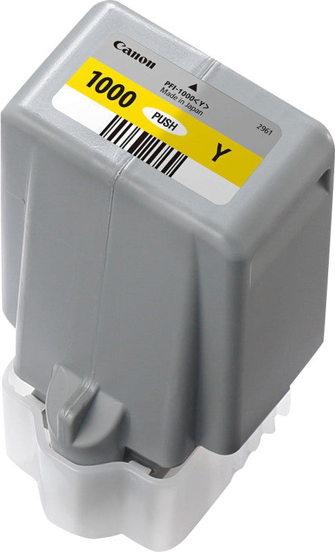Canon PFI-1000Y Gelbe Tintenpatrone (Original) – 3'365 Seiten – für imagePROGRAF PRO-1000 – 0549C001