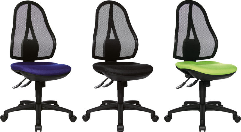 Topstar Bürostuhl Open Point Sy – Sitzhöhe 43–51 cm, 110 kg, Schwarz