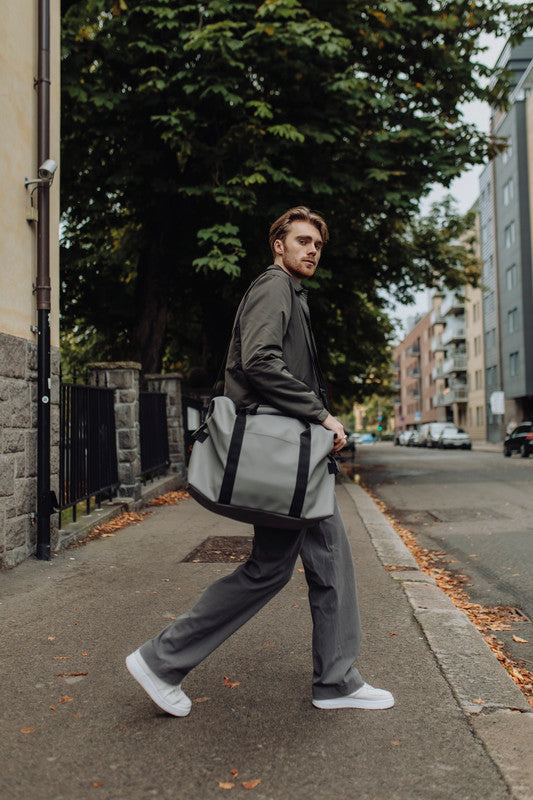Beckmann Reisetasche Weekendbag – 27 l, rPET, grau, 42 × 28 × 20 cm