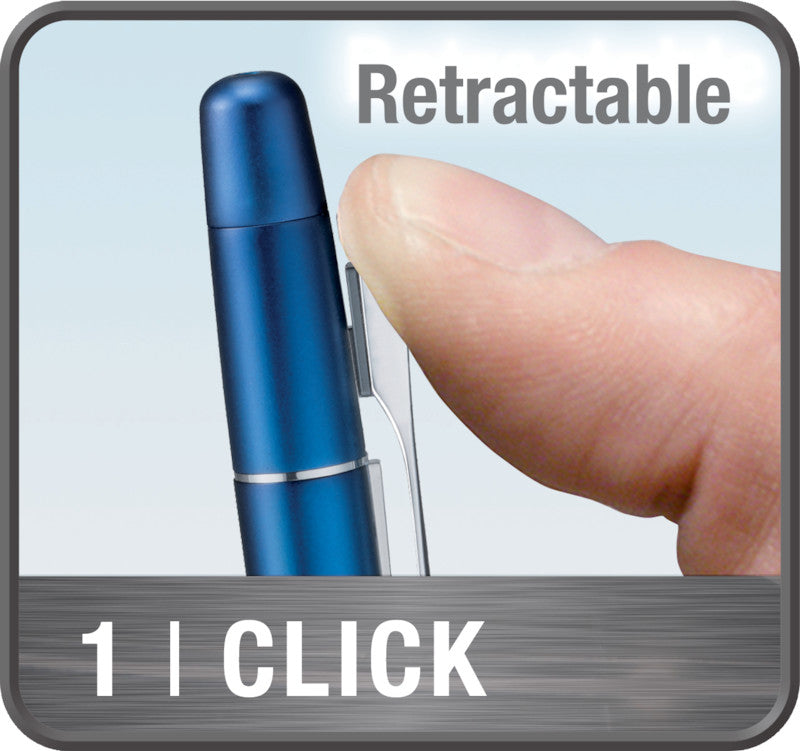 Pilot FriXion Ball LX – Radierbarer Tintenroller, Druckmechanik, 0,7 mm, Blau, für Linkshänder