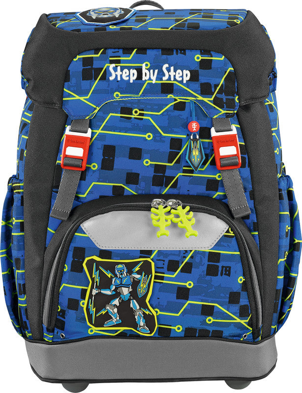 Step by Step Schulrucksack GRADE – Future Robot – Recycelte Materialien