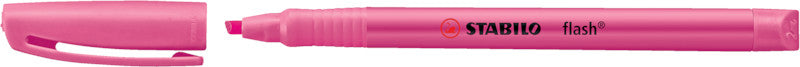 STABILO flash Textmarker Set 4 Farben – Keilspitze, 1–4 mm