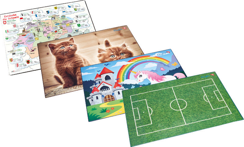 Laufer Schreibunterlage – Einhorn – 530 × 400 mm – Kunststoff, rutschfest