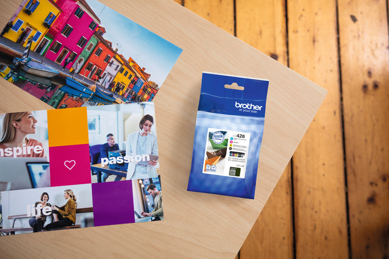 Brother Tintenpatronen-Multipack CMYK, 4er-Pack – für Inkjetdrucker und Multifunktionsgeräte