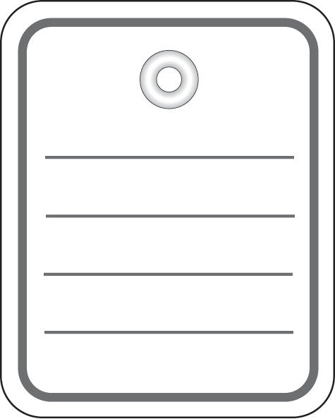 HERMA Anhängeetiketten – rechteckig 40 × 50 mm, Karton, weiss, mit Öse, 1'000 Stk.