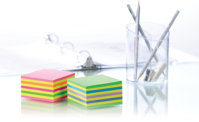 Post-it Haftnotizen – 76×76 mm – pastellblau, 450 Blatt, PEFC