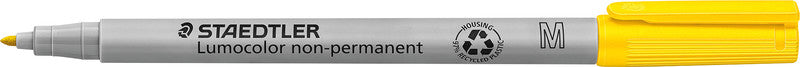 Staedtler Non-Permanent-Marker Lumocolor – mittel 0,8-1 mm – gelb – nachfüllbar