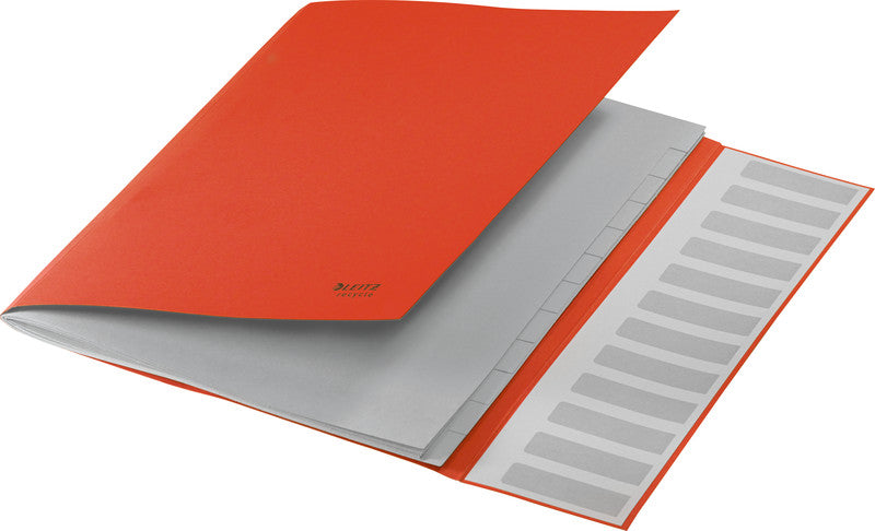 Leitz Trennblatt – Karton, Rot, 1 Stück