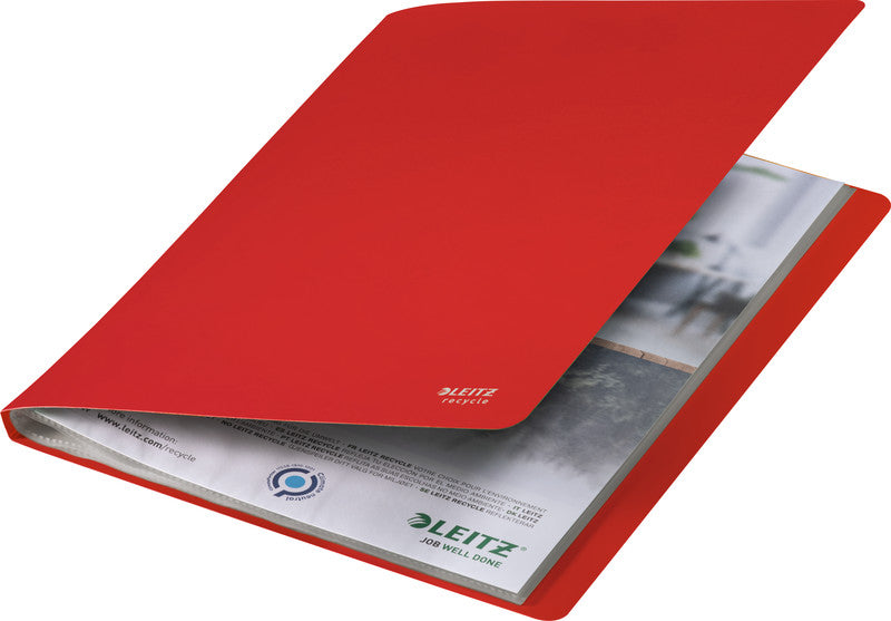 Leitz Sichtbuch A4, 40 Hüllen, PP, Rot – 1 Stück