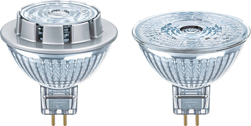 Osram LED-Reflektor MR16 GU5.3 – 8 W dimmbar, 561 lm, 2700 K warmweiss, transparentes Glas