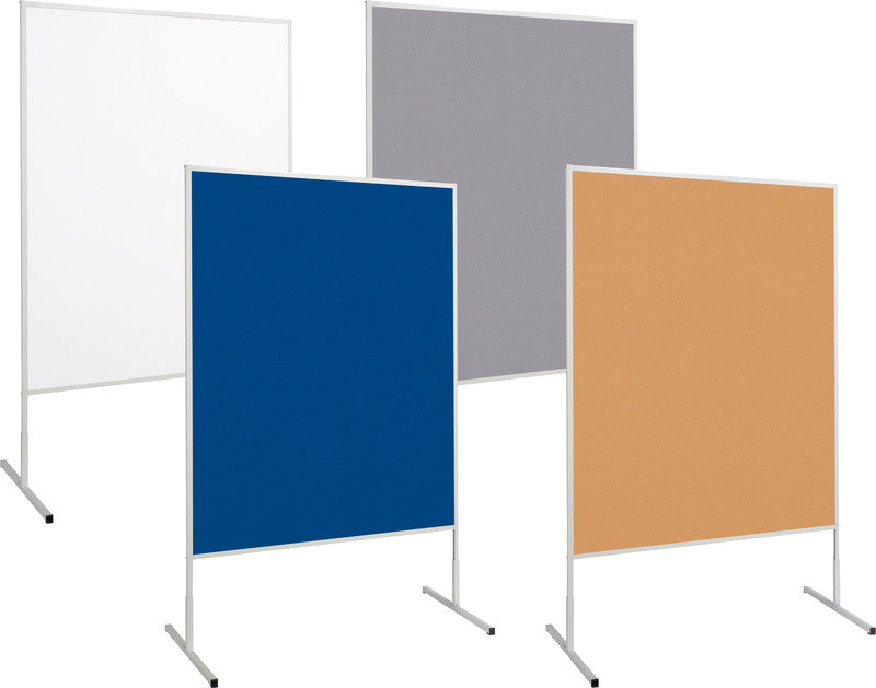 MAUL Pinnwand – Filz – 120 × 150 cm, grau