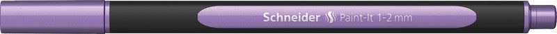Schneider Schreibgeräte Schneider Paint-It Filzstift Metallic – Rundspitze, 1–2 mm, schnelltrocknend, metallisch violett