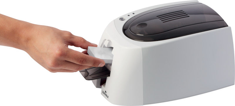 Durable Druckkarten 85,6 × 53,98 mm, Weiss, Kunststoff – 100 Karten