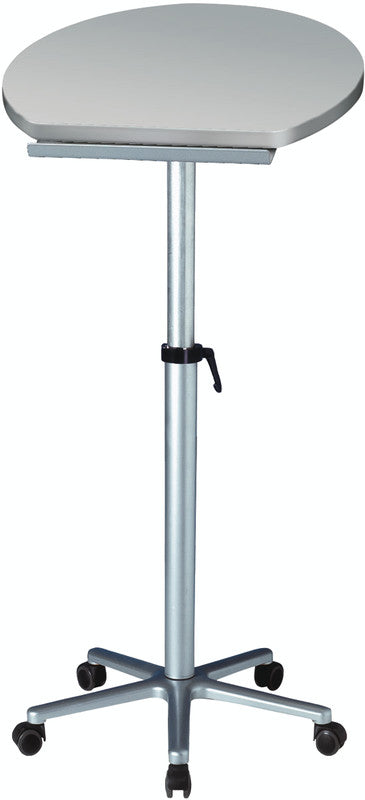 MAUL Stehtisch – 60 × 52 × 75–120 cm – grau – höhenverstellbar