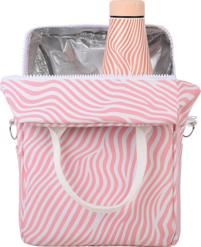 Estia Lunchtasche – isoliert, mit Reissverschluss – 200 × 270 × 140 mm – mehrfarbig, Baumwolle – Soft Ripple