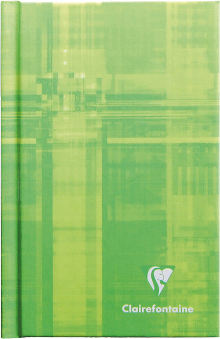 Clairefontaine Notizbuch, 75 × 120 mm, kariert 5 mm, Hardcover, 128 Seiten, 90 g/m² – sortiert