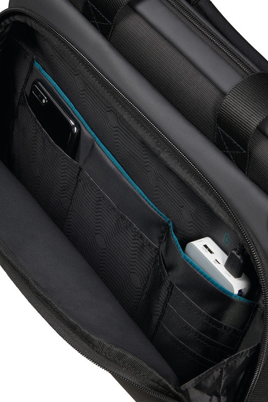 Samsonite Mysight Notebook-Tasche – 12,5 l, Aufsteckfunktion, recyceltes PET (rPET), Schwarz