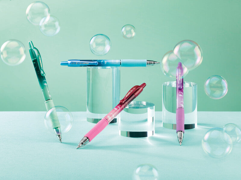 Pilot G-2 Gelschreiber 4er Etui – 4 Farben, 0,7 mm, Druck, nachfüllbar