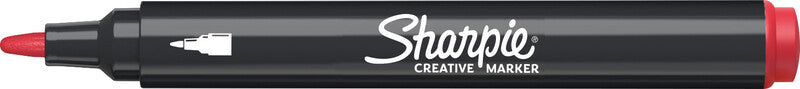 Sharpie Acrylmarker Creative – Rundspitze 2,5 mm – Sortiert – 5er-Set – Für dunkle Oberflächen geeignet